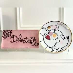 Disneyland Paris collector’s & Dept. 56 “Delectible” decorative plates